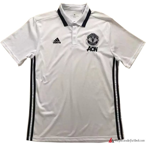 Polo Manchester United 2017-2018 Blanco